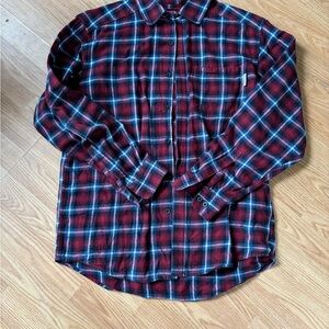 Wolverine Red and Blue Plaid flannel Shirt